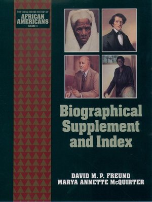 cover image of Biographical Supplement and Index